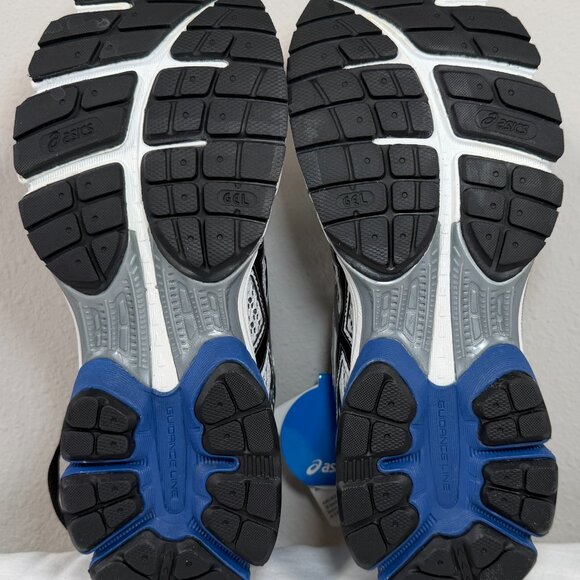 NEW ASICS GEL-Flux Running Shoes White Black Royal Blue Size 9.5 (T3D4N-0190) - Picture 8 of 16